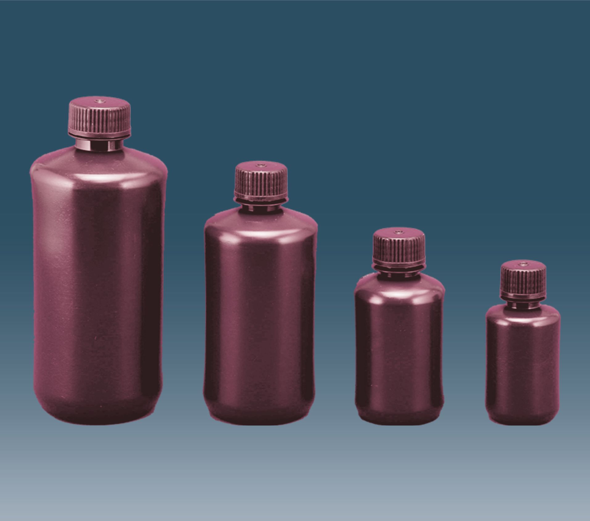 Narrow Mouth bottle HDPE AMBER