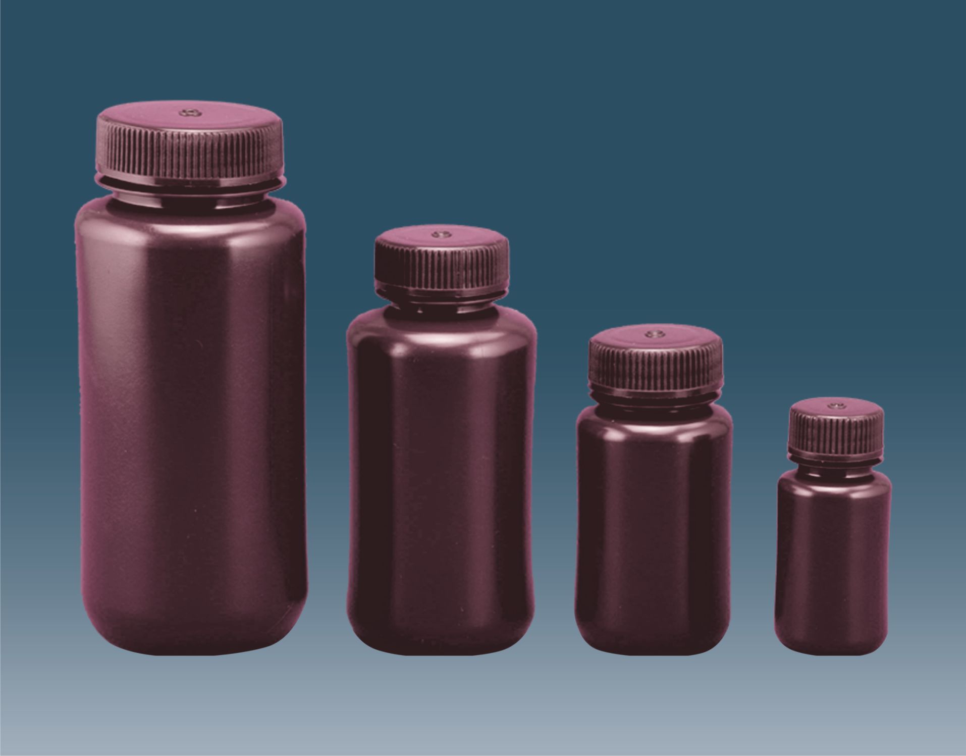 Wide Mouth Bottle HDPE Amber