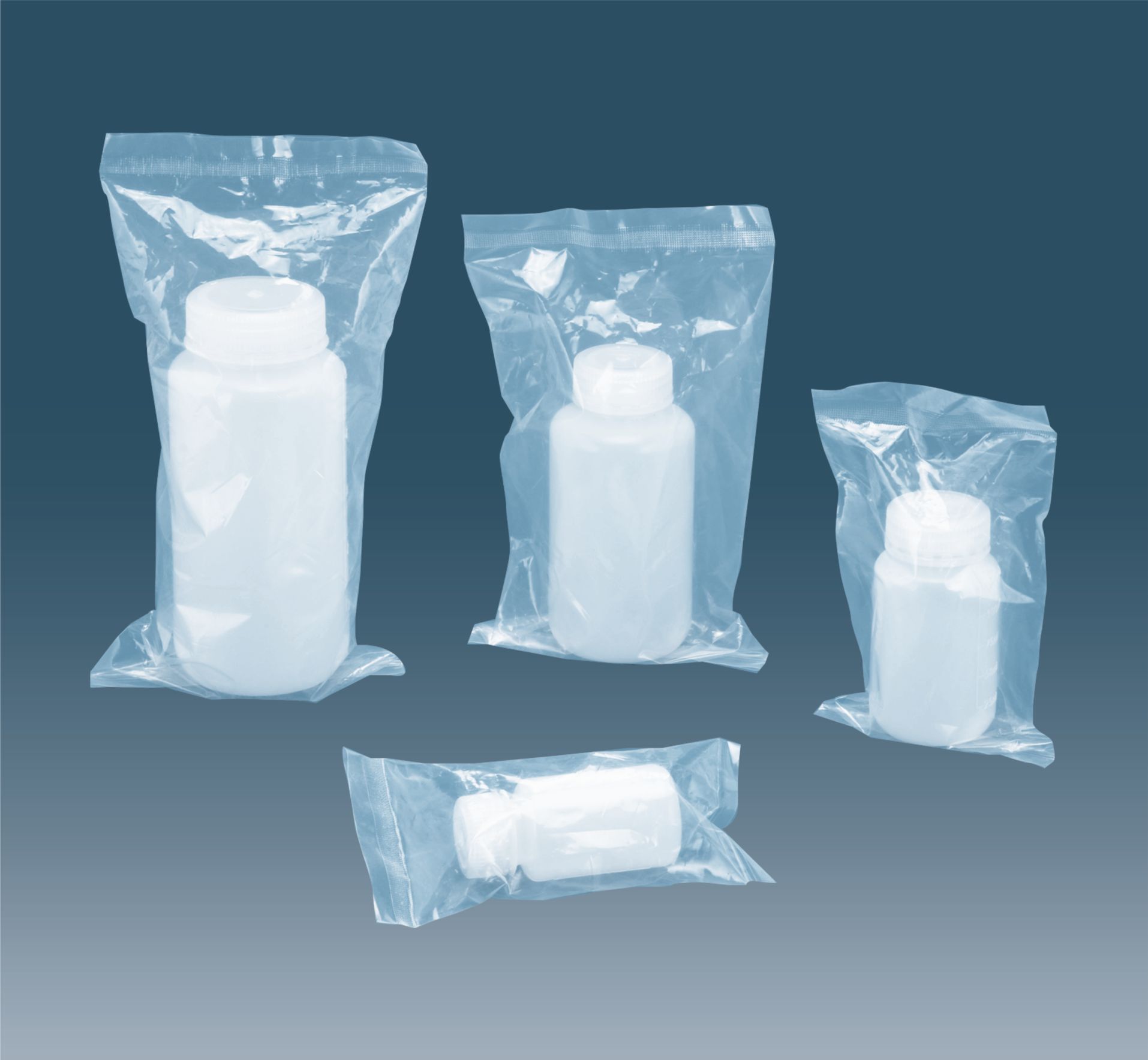 Wide Mouth Bottle HDPE Sterile