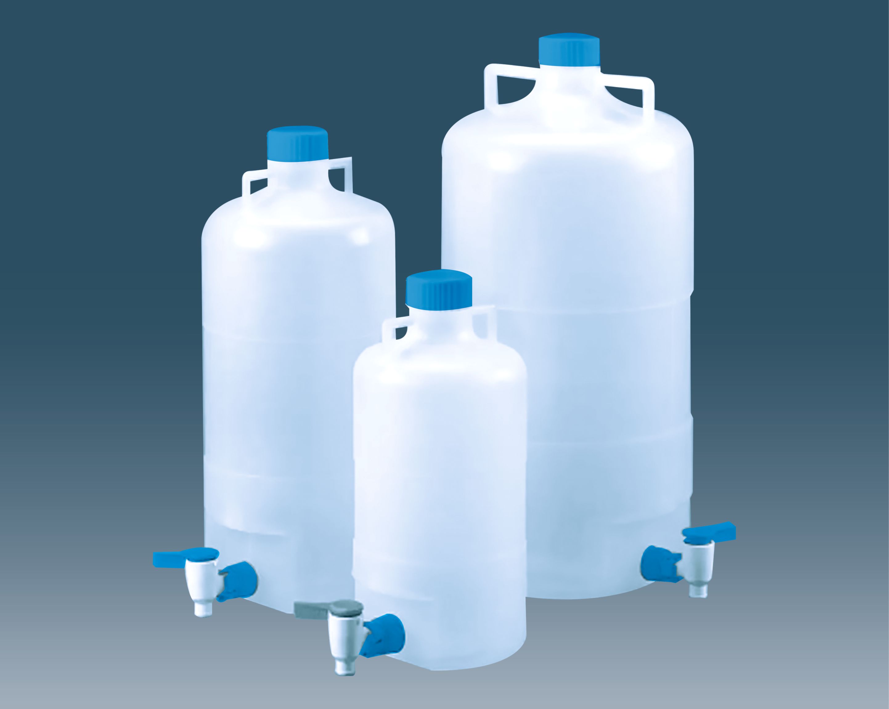 Aspirator Bottle With Stop Cock PP