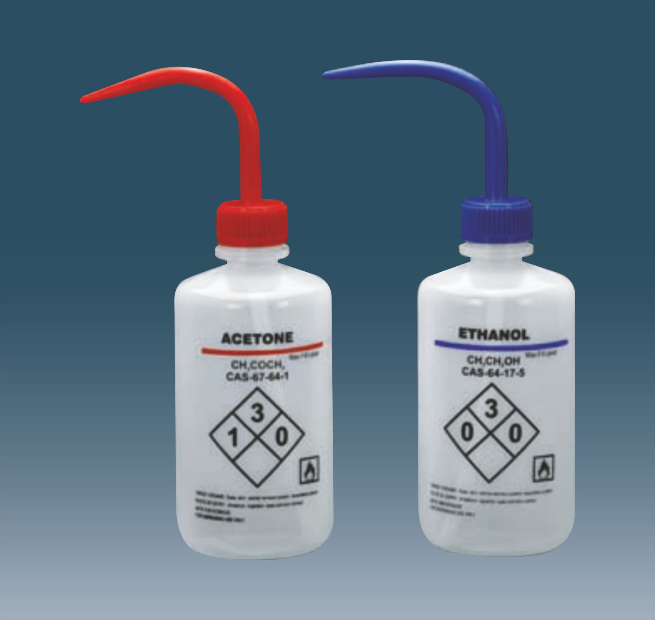 Self Venting -Self labelled Narrow Mouth Wash Bottle - Water  (2 Colour)