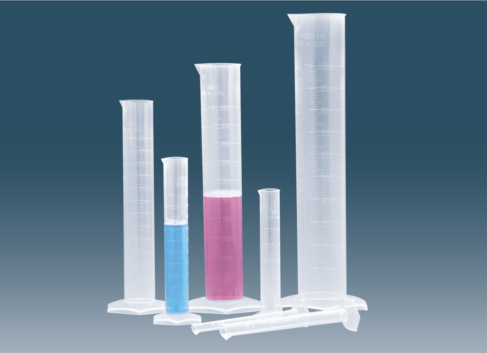 Measuring Cylinder Hexagonal Base 