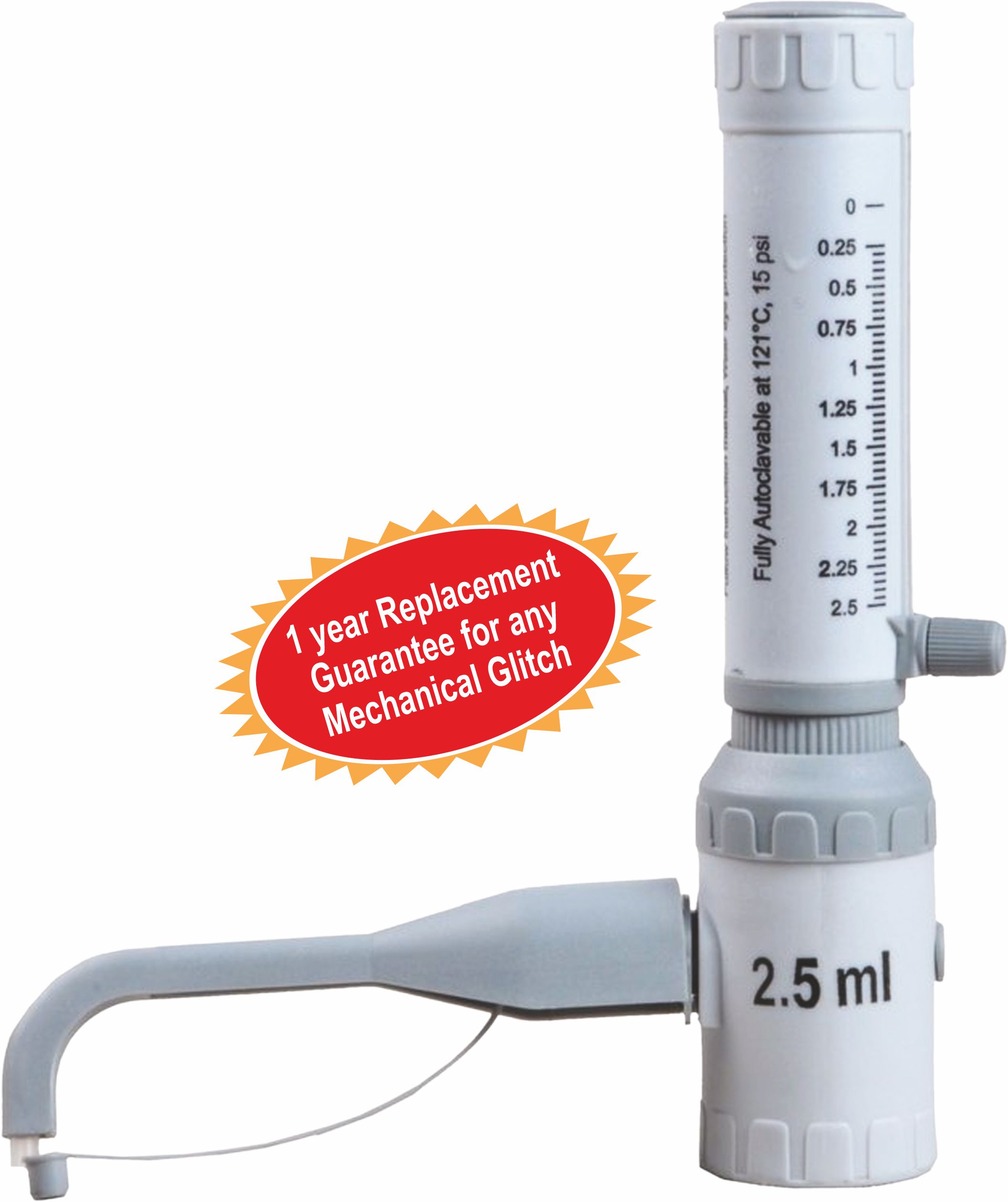 Fully Autoclavable Bottle Top Dispensers