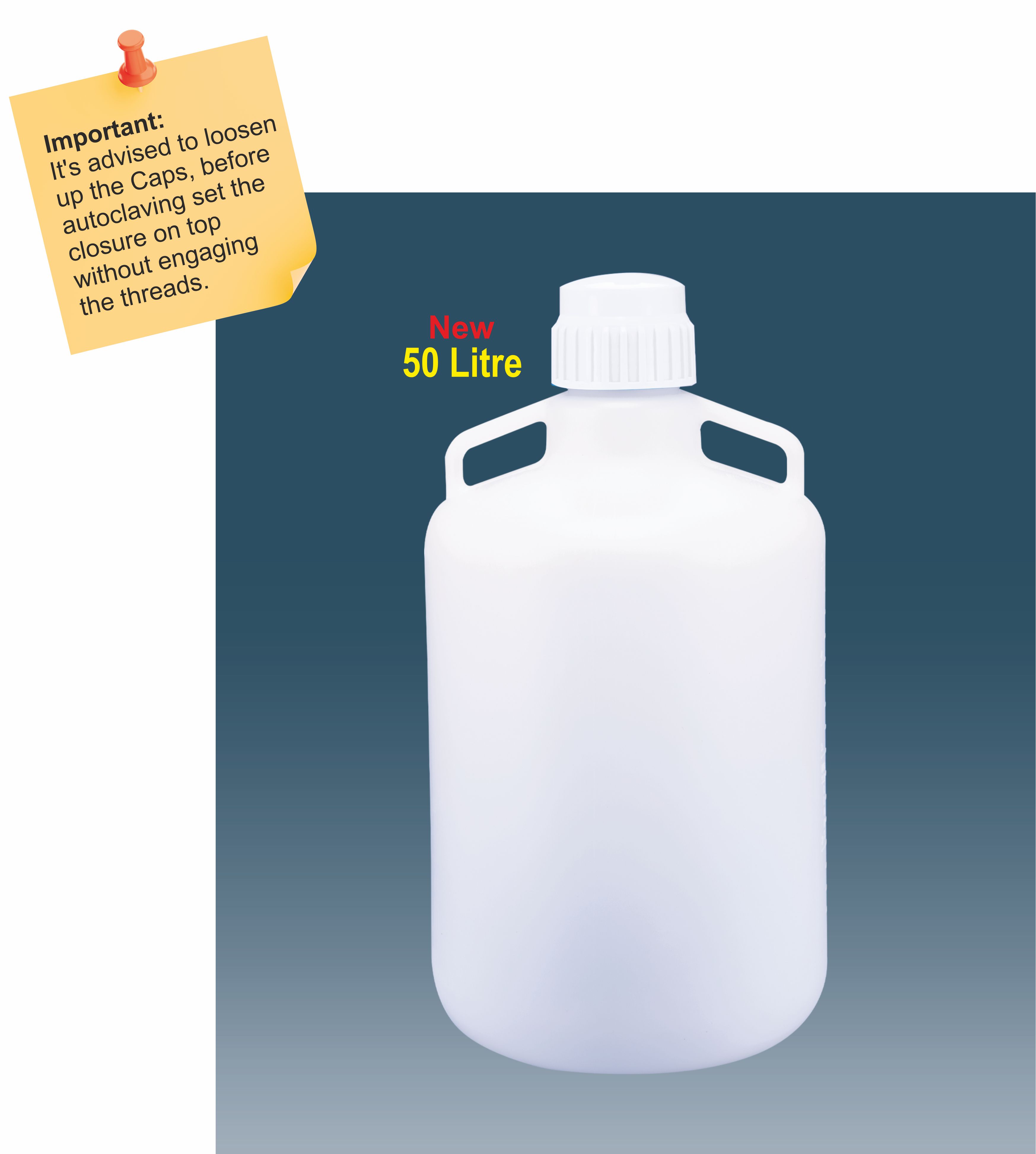 Carboy PP Gamma Radiation Sterile (Individual Pack)